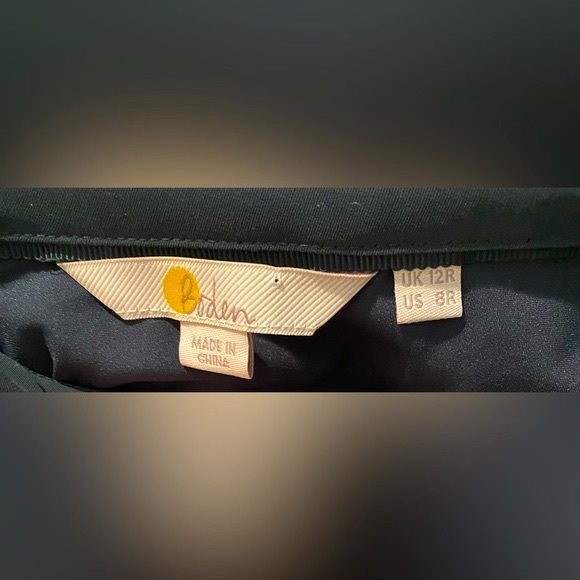 Boden Clarissa Retro Sleeveless Rolled Collar w Sweeping A-line Midi Dress ZP1 - Picture 10 of 11